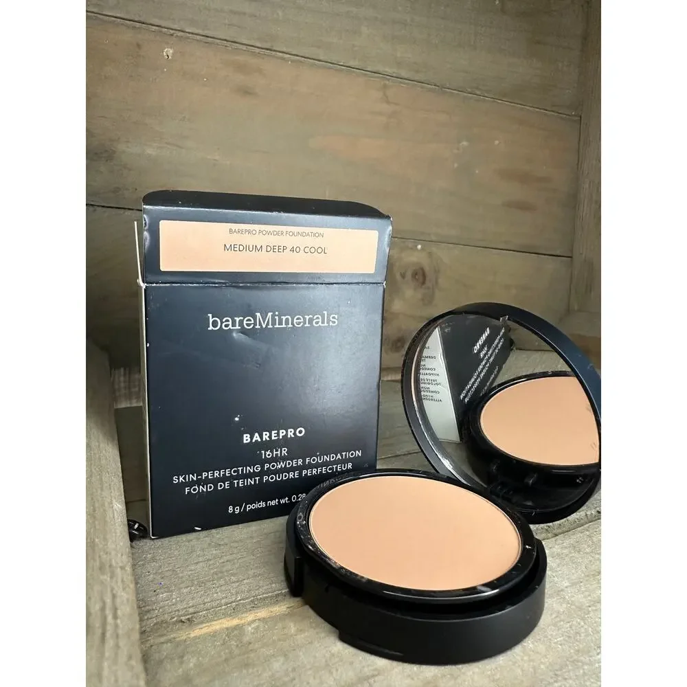 bareMinerals BarePro 16 hr Powder Foundation Medium Deep 40 Cool